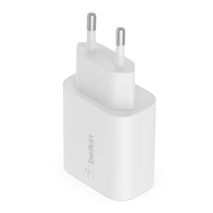 Chargeur secteur USB-C PD 3.0 PPS (25 W) avec c&acirc;ble USB-C, White, hi-res